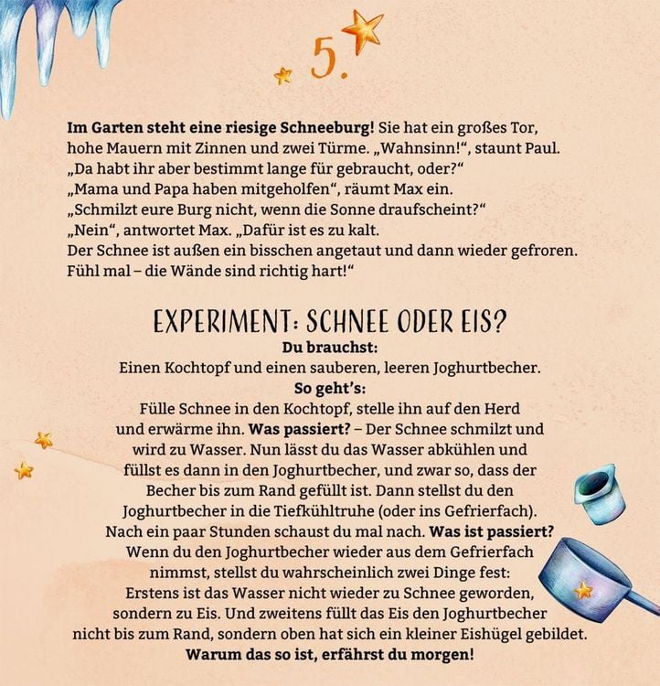 Produktbild: Zettel-Adventskalender &ndash; Aufregende Winterferien in den Bergen