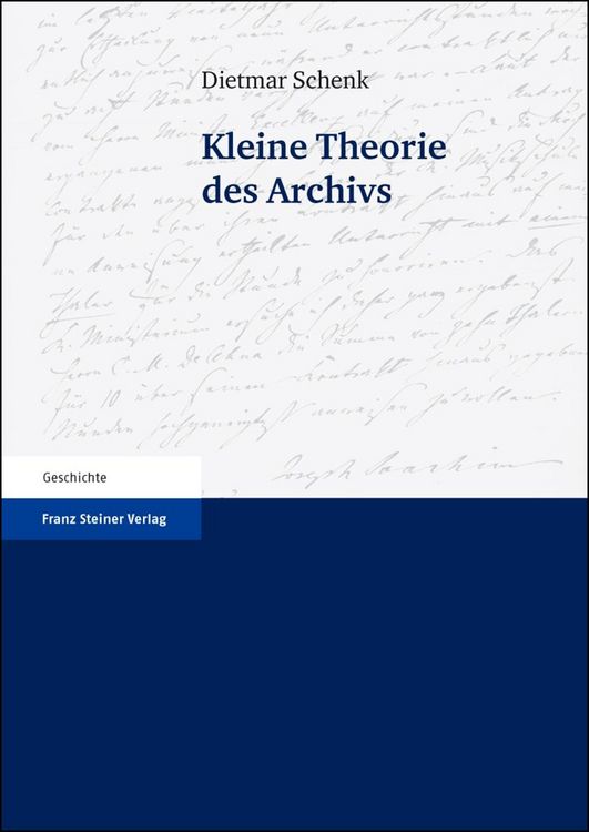 Produktbild: Kleine Theorie des Archivs