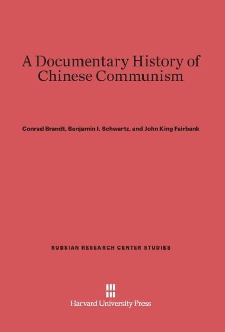 Produktbild: A Documentary History of Chinese Communism