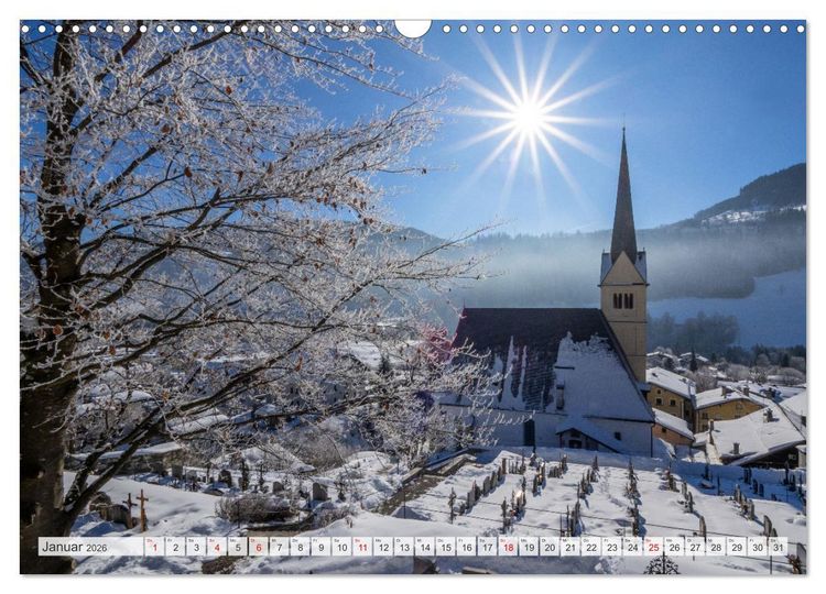 Produktbild: Sch&ouml;ne Gr&uuml;&szlig;e aus Taxenbach (Wandkalender 2026 DIN A3 quer), CALVENDO Monatskalender