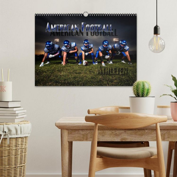 Produktbild: American Football - Athleten (Wandkalender 2026 DIN A3 quer), CALVENDO Monatskalender
