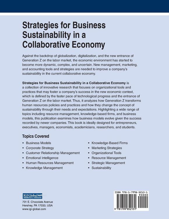 Produktbild: Strategies for Business Sustainability in a Collaborative Economy