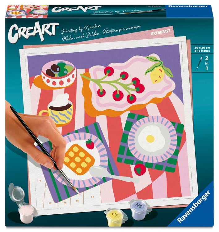 Produktbild: CreArt, Malen nach Zahlen Adults Trend - Fr&uuml;hst&uuml;ckszeit