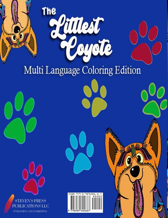 Produktbild: The littlest Coyote (Multi Language Coloring Edition)