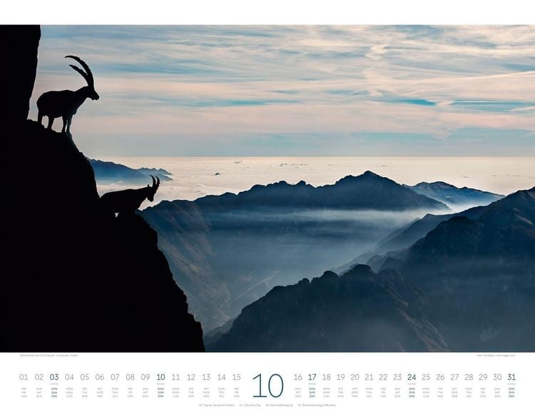 Produktbild: Naturparadies Alpen Kalender 2027