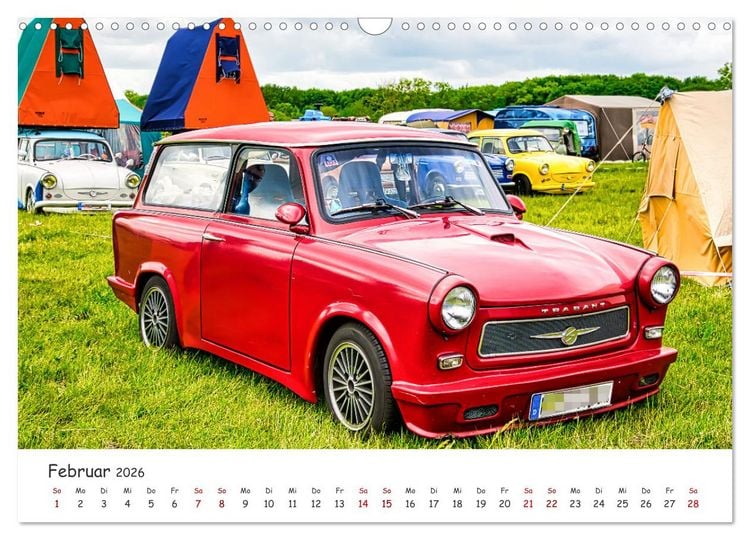 Produktbild: Trabi-Kult (Wandkalender 2026 DIN A3 quer), CALVENDO Monatskalender