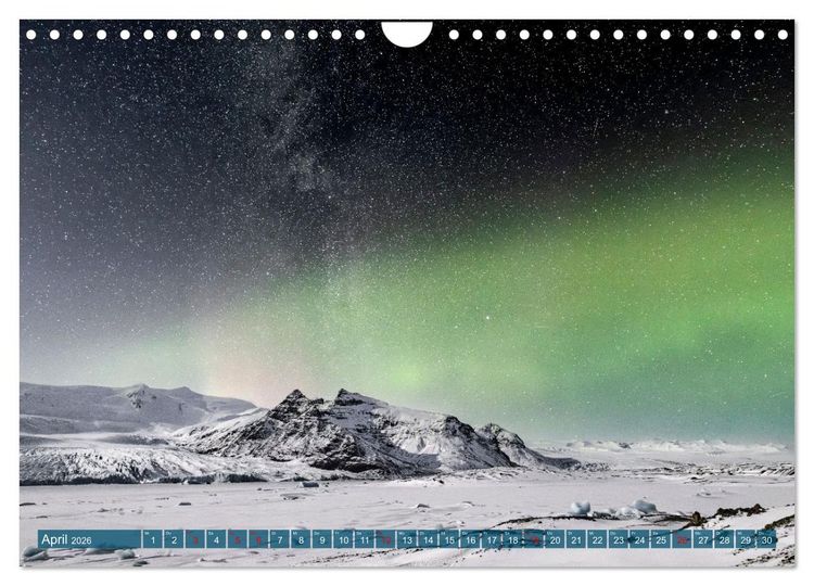 Produktbild: Island - Reise in eine andere Welt (Wandkalender 2026 DIN A4 quer), CALVENDO Monatskalender