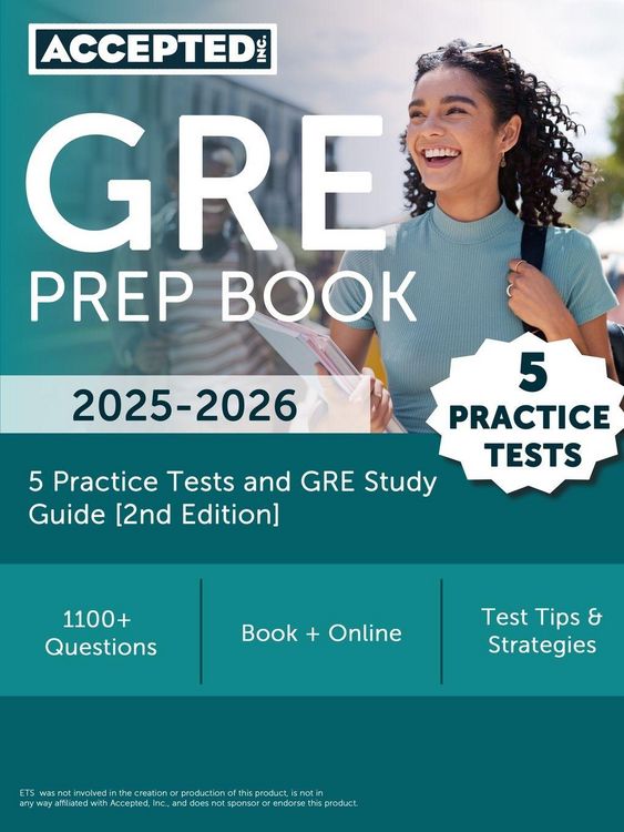 Produktbild: GRE Prep Book 2025-2026