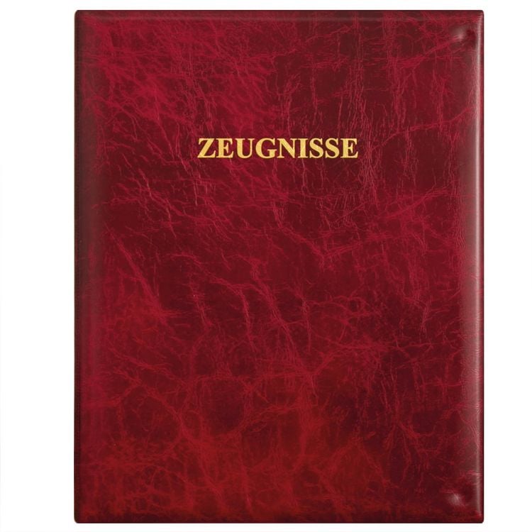 Produktbild: Zeugnisringbuch, Dunkelrot