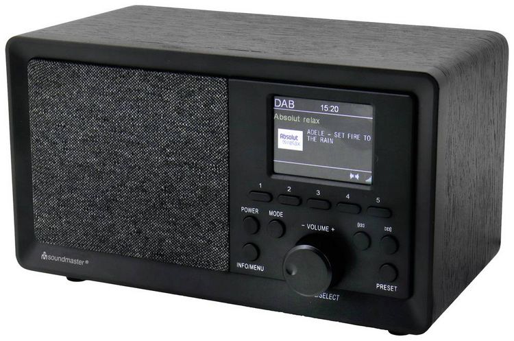 Produktbild: Soundmaster DAB+/UKW RDS Radio DAB350SW sw
