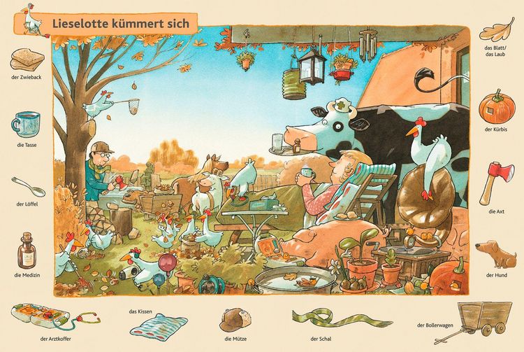Produktbild: Was sucht Lieselotte? Das gro&szlig;e Such-und-Finde-Wimmelbuch