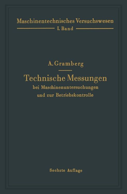Produktbild: Technische Messungen bei Maschinenuntersuchungen und zur Betriebskontrolle