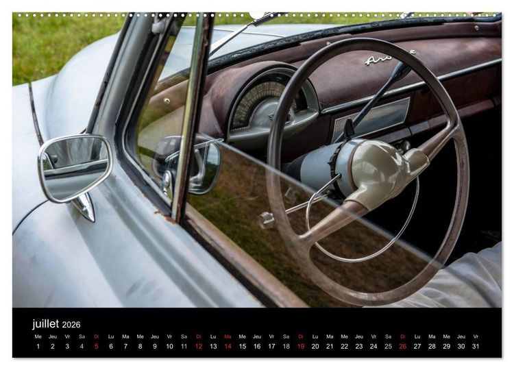 Produktbild: AUTO MOBILE (Calendrier mural 2026 DIN A2 vertical) calendrier de bureau