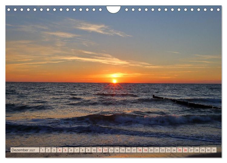 Produktbild: Fischland zwischen Ostsee und Bodden (Wandkalender 2027 DIN A4 quer), CALVENDO Monatskalender