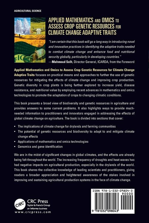 Produktbild: Applied Mathematics and Omics to Assess Crop Genetic Resources for Climate Change Adaptive Traits
