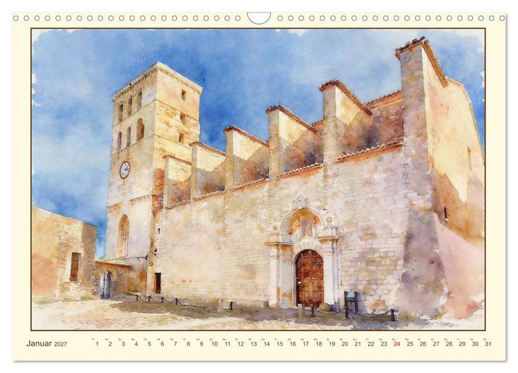 Produktbild: Mediterraner Zauber auf Ibiza (Wandkalender 2027 DIN A3 quer), CALVENDO Monatskalender