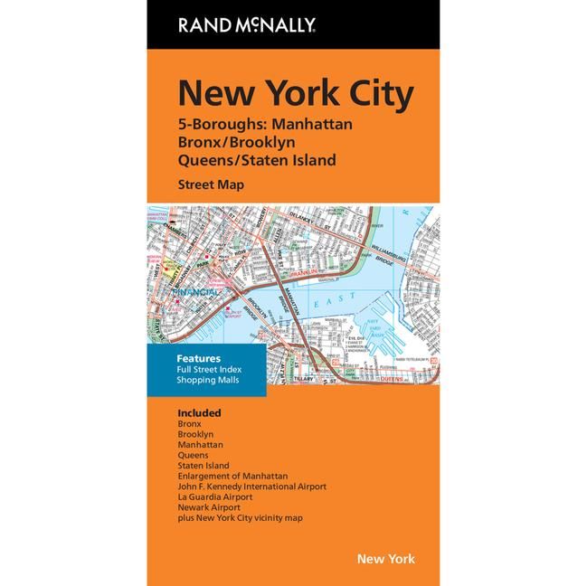 Produktbild: New York City 5 Boroughs Street Map