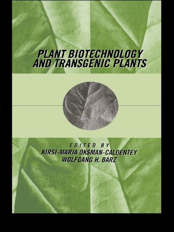 Produktbild: Plant Biotechnology and Transgenic Plants