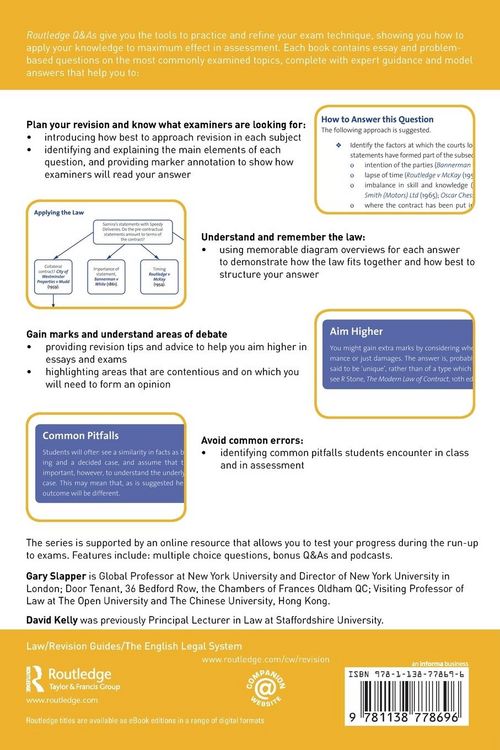 Produktbild: Q&A English Legal System