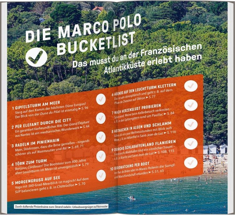 Produktbild: MARCO POLO Reisef&uuml;hrer Franz&ouml;sische Atlantikk&uuml;ste