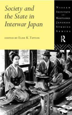 Produktbild: Society and the State in Interwar Japan