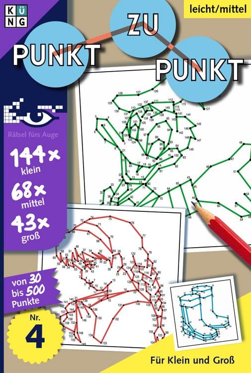 Produktbild: R&auml;tselbuch Punkt zu Punkt 04
