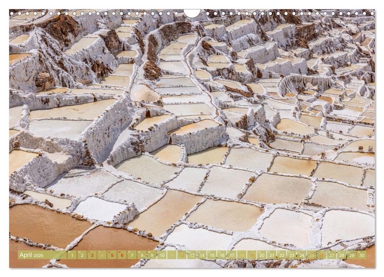 Produktbild: Peru - Bunte Vielfalt von Machu Picchu bis zur Atacama W&uuml;ste (Wandkalender 2026 DIN A3 quer), CALVENDO Monatskalender