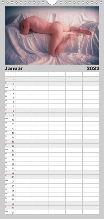 Produktbild: Familienplaner M&Auml;NNER - AKTE ZWISCHEN KRAFT UND SINNLICHKEIT (Wandkalender 2022 , 21 cm x 45 cm, hoch)