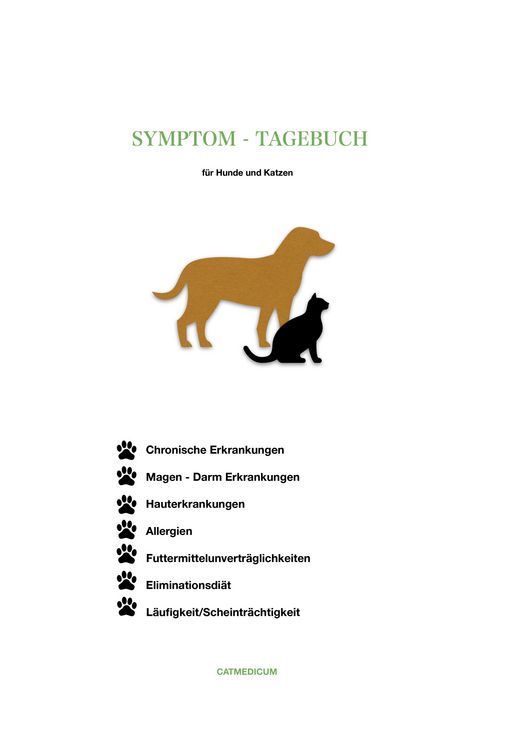 Produktbild: Symptom-Tagebuch f&uuml;r Hunde und Katzen