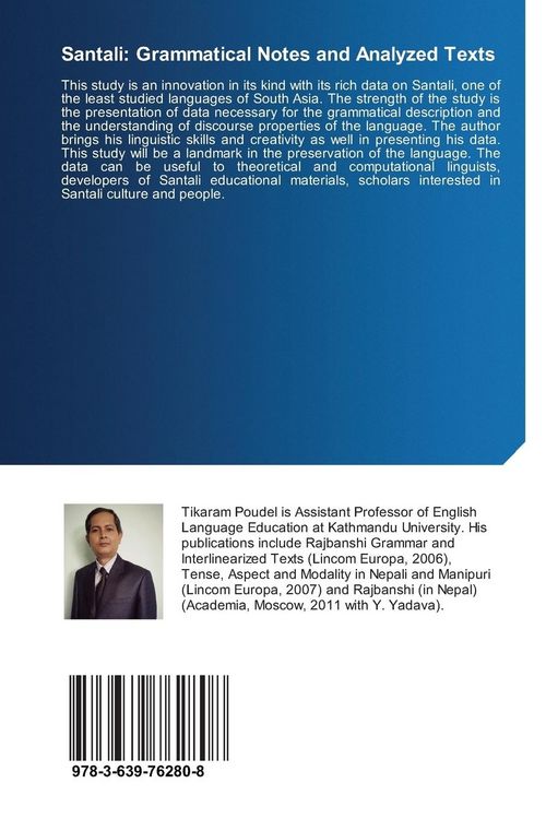 Produktbild: Santali: Grammatical Notes and Analyzed Texts