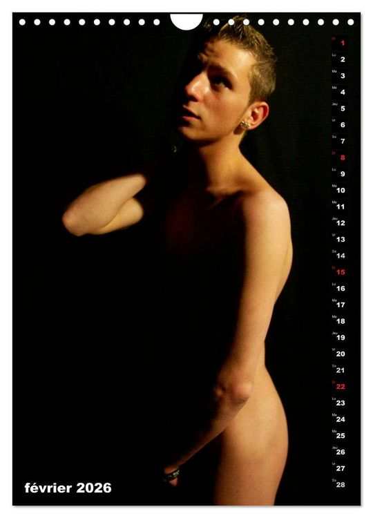Produktbild: Minets, charmes et beaut&eacute;s de jeunes mecs (Calendrier mural 2026 DIN A4 horizontal), CALVENDO calendrier mensuel