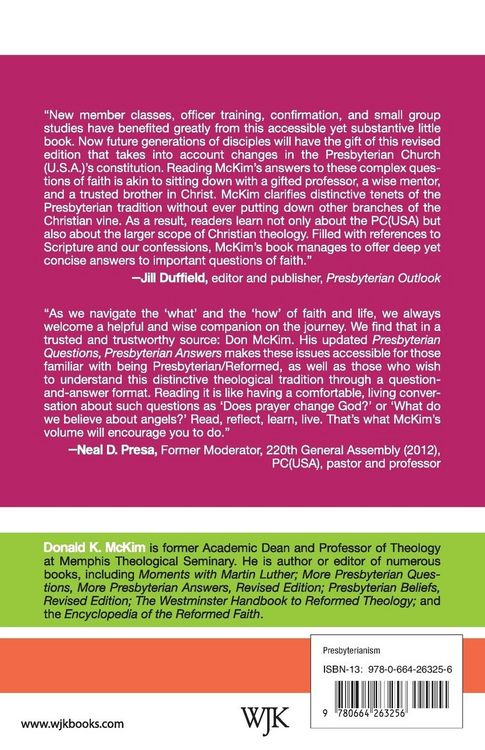Produktbild: Presbyterian Questions, Presbyterian Answers, Rev. Ed