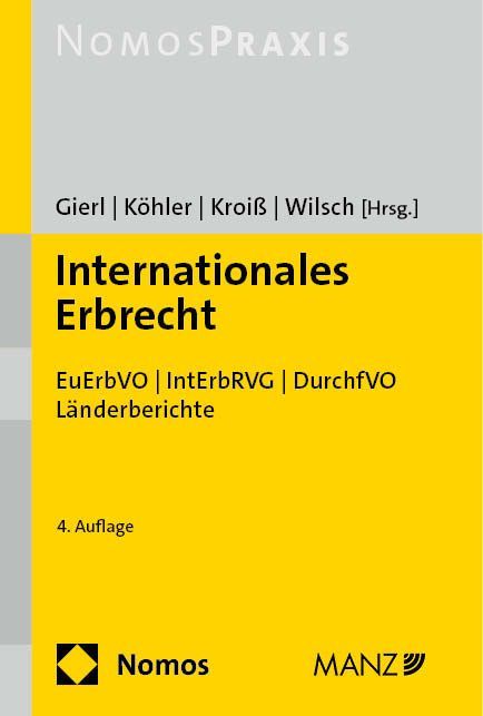 Produktbild: Internationales Erbrecht