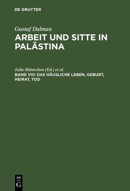 Produktbild: Das h&auml;usliche Leben, Geburt, Heirat, Tod
