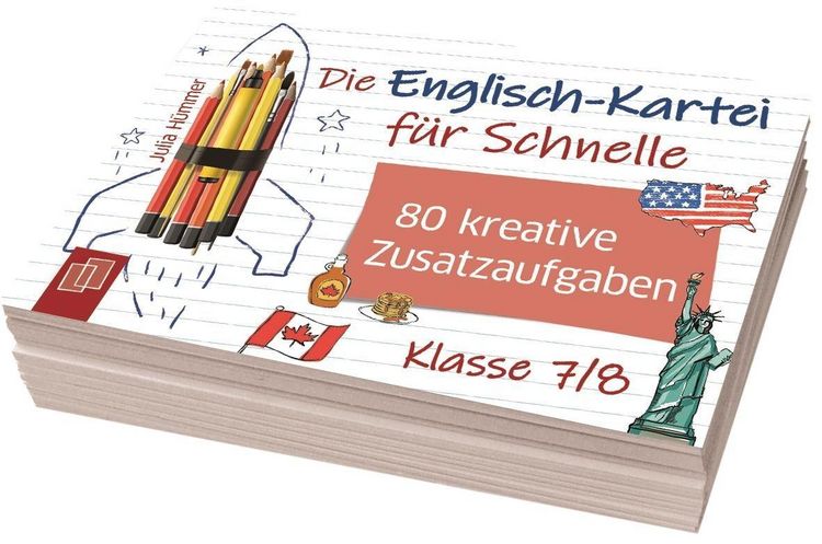 Produktbild: Die Englisch-Kartei f&uuml;r Schnelle - Klasse 7/8