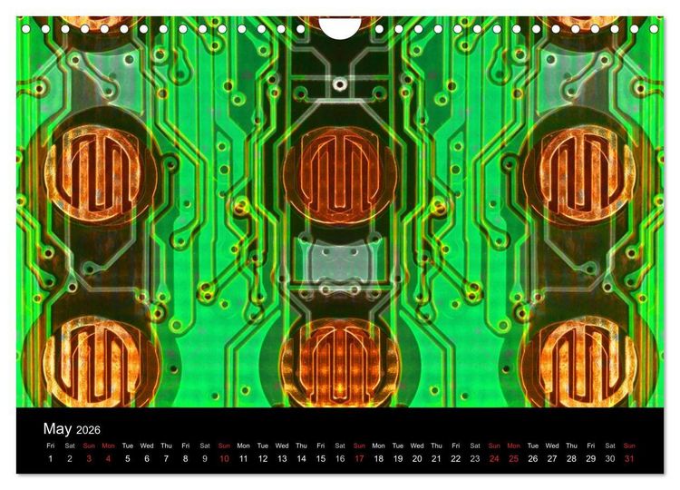 Produktbild: Computer Close Up (Wall Calendar 2026 DIN A4 landscape), CALVENDO 12 Month Wall Calendar