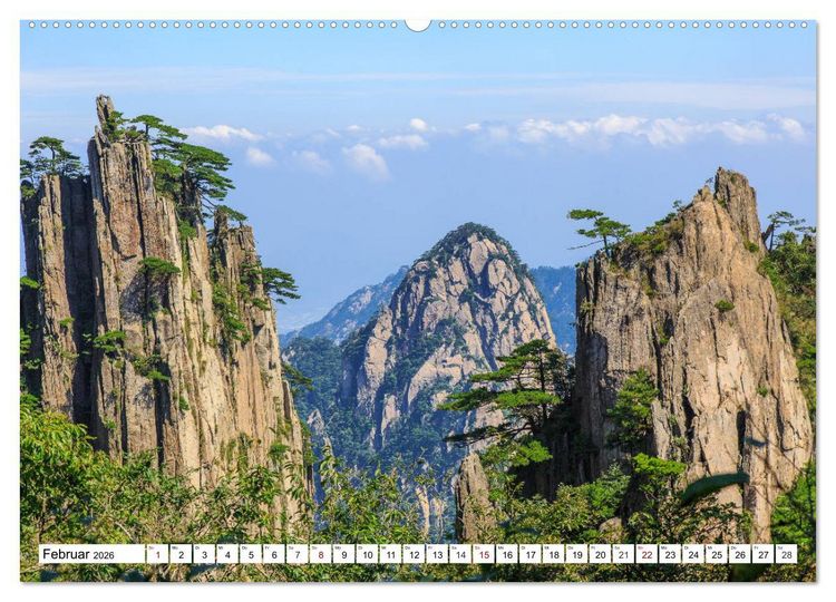 Produktbild: Zauber Chinas (hochwertiger Premium Wandkalender 2026 DIN A2 quer), Kunstdruck in Hochglanz
