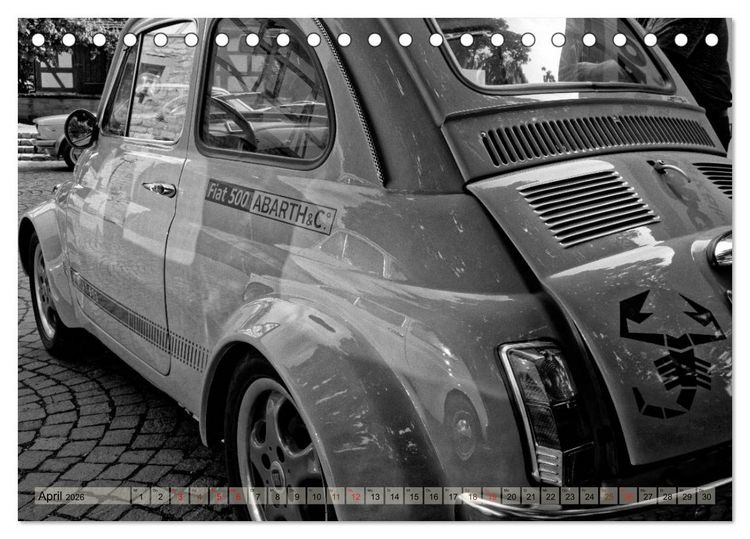 Produktbild: il Cinquecento - Details im Fokus - im Look eines legend&auml;ren Analogfilms (Tischkalender 2026 DIN A5 quer), CALVENDO Monatskalender
