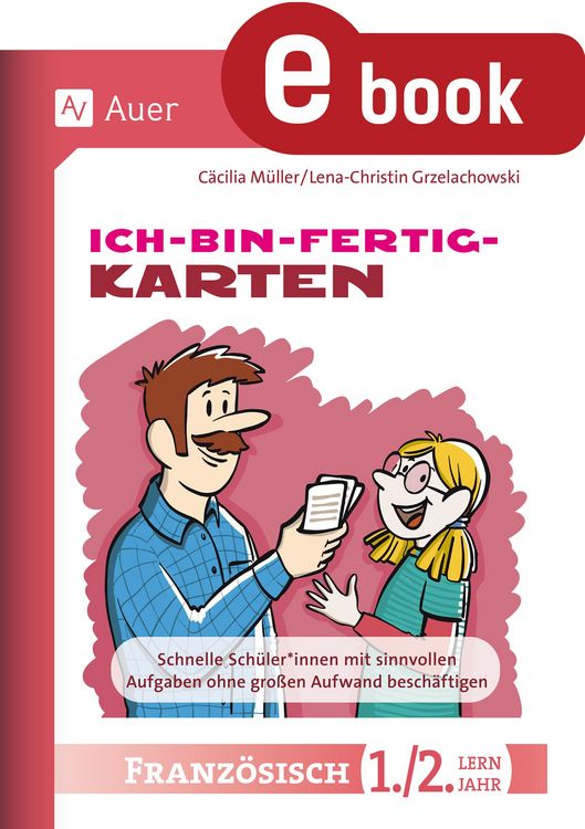 Produktbild: Ich-bin-fertig-Karten Franz&ouml;sisch Lernjahr 1-2
