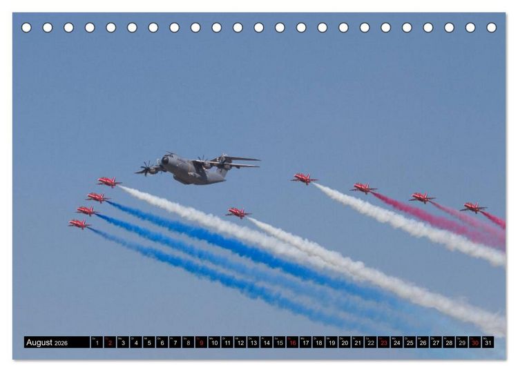Produktbild: Augenblicke in der Luft: Airbus A400M (Tischkalender 2026 DIN A5 quer), CALVENDO Monatskalender