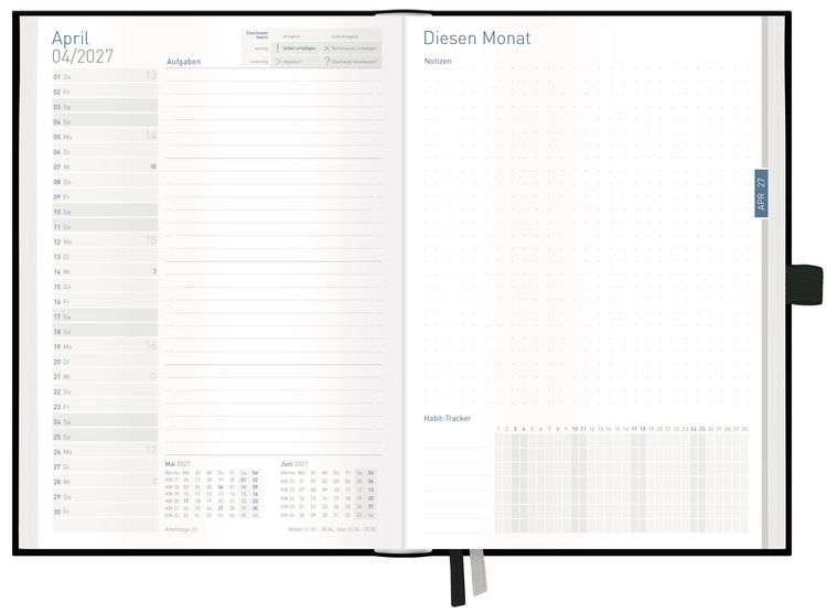 Produktbild: Organizer Day by Day A5 2027