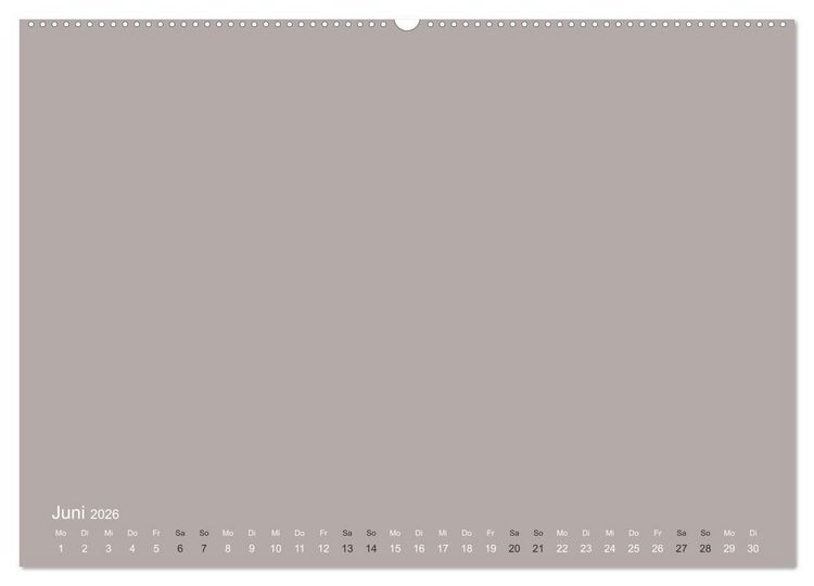 Produktbild: DIY Bastel-Kalender -Erdige Pastell Farben- Zum Selbstgestalten (Wandkalender 2026 DIN A2 quer), CALVENDO Monatskalender
