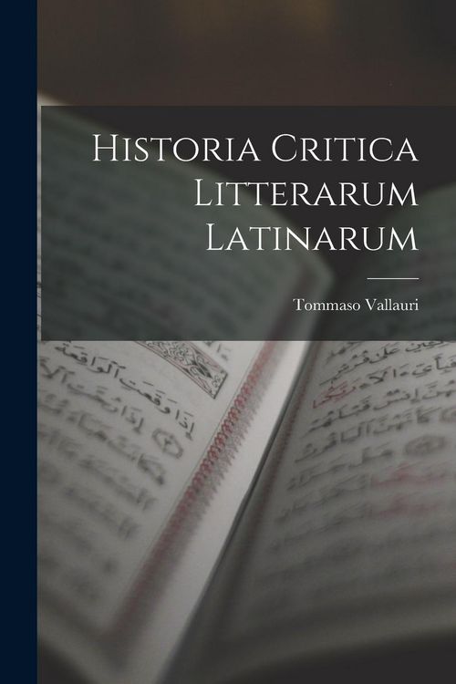 Produktbild: Historia Critica Litterarum Latinarum