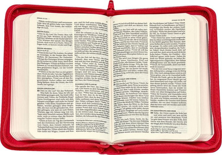 Produktbild: Lutherbibel - Senfkornausgabe mit Rei&szlig;verschluss