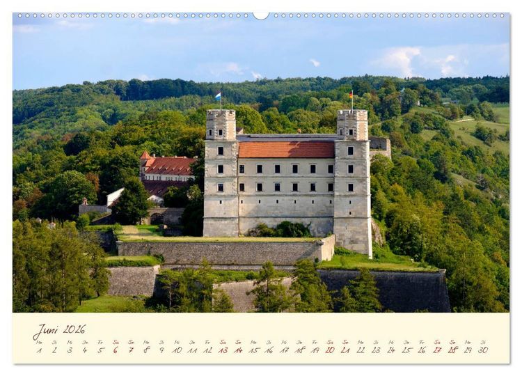 Produktbild: Burgen in Bayern Bayerns trutzige Vergangenheit (Wandkalender 2026 DIN A2 quer), CALVENDO Monatskalender