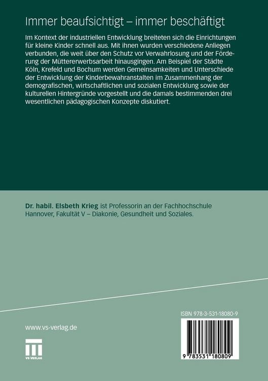 Produktbild: Immer beaufsichtigt - immer besch&auml;ftigt
