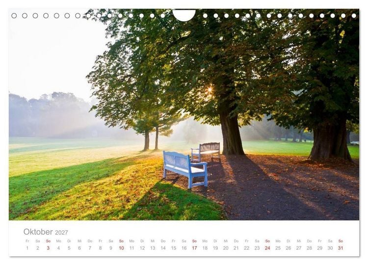 Produktbild: TH&Uuml;RINGEN 2027 (Wandkalender 2027 DIN A4 quer), CALVENDO Monatskalender