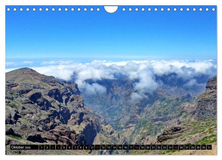 Produktbild: Madeira Magische Vulkaninsel (Wandkalender 2026 DIN A4 quer), CALVENDO Monatskalender