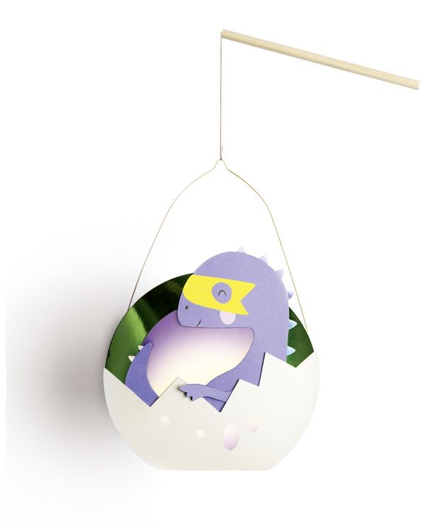Produktbild: FOLIA Bastelartikel Laternen-Bastelsets SUPER DINOS, inkl. 1 LED-Licht und Batterien