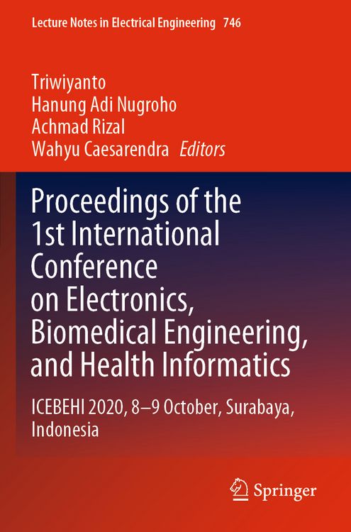Produktbild: Proceedings of the 1st International Conference on Electronics, Biomedical Engineering, and Health Informatics